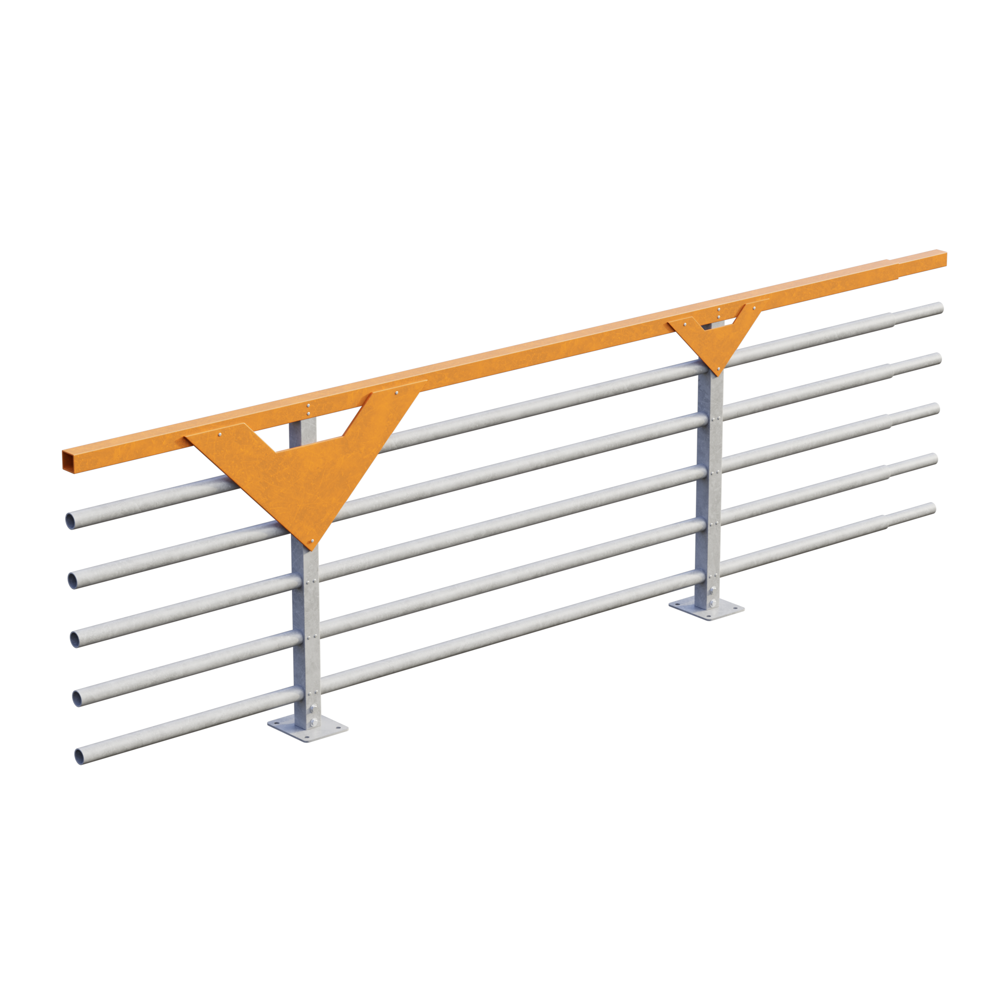Ограждение композитное комбинированное стеклопластиковое